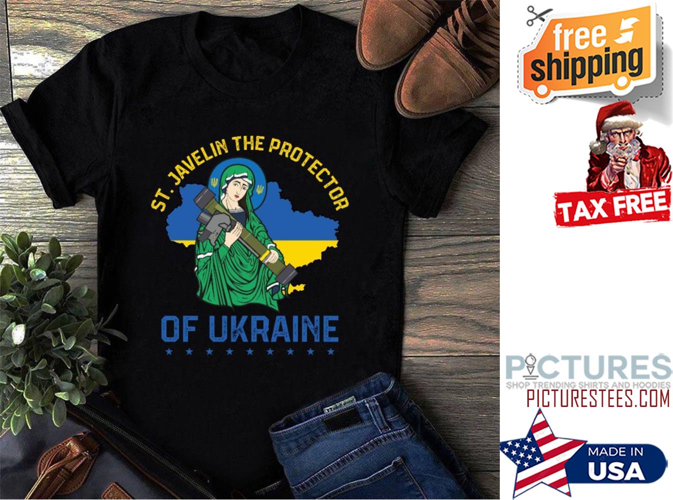 St. Javelin The Protector Of Ukraine t-shirt