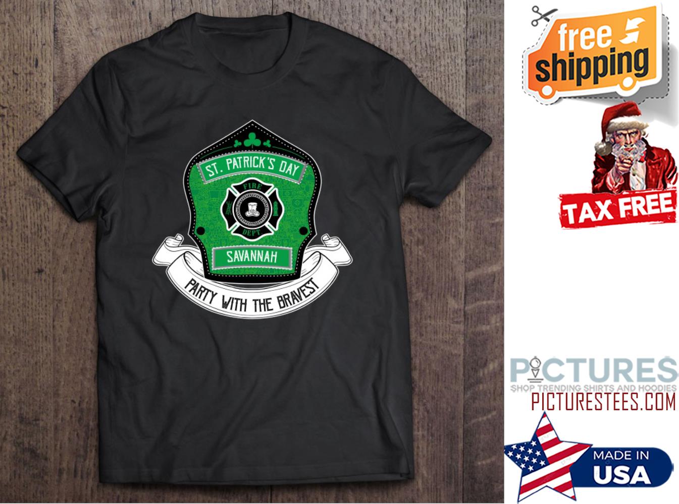 St Patrick's day Savannah party with the bravest shirt St Patrick's day Savannah party with the bravest shirt