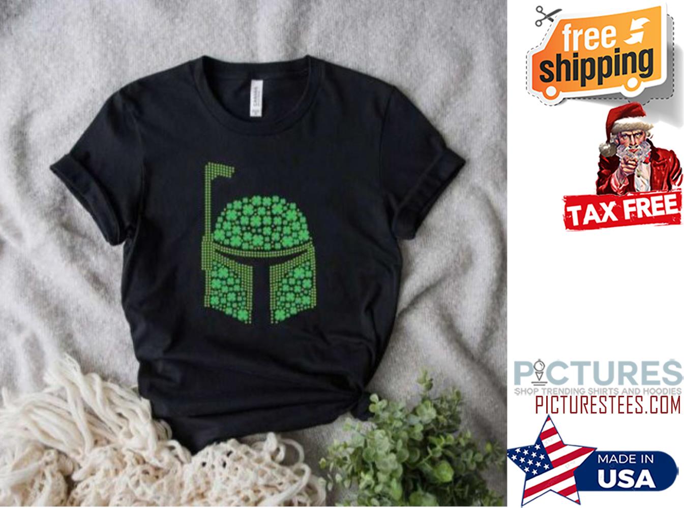St Patricks Day Boba Shamrocks shirt