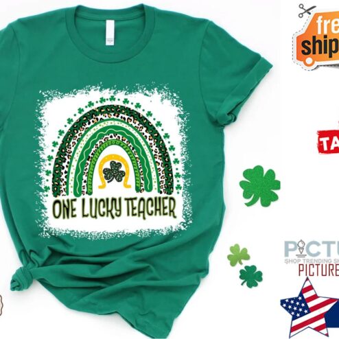 St Patrick’s Day Teacher Green Shamrock Shirt