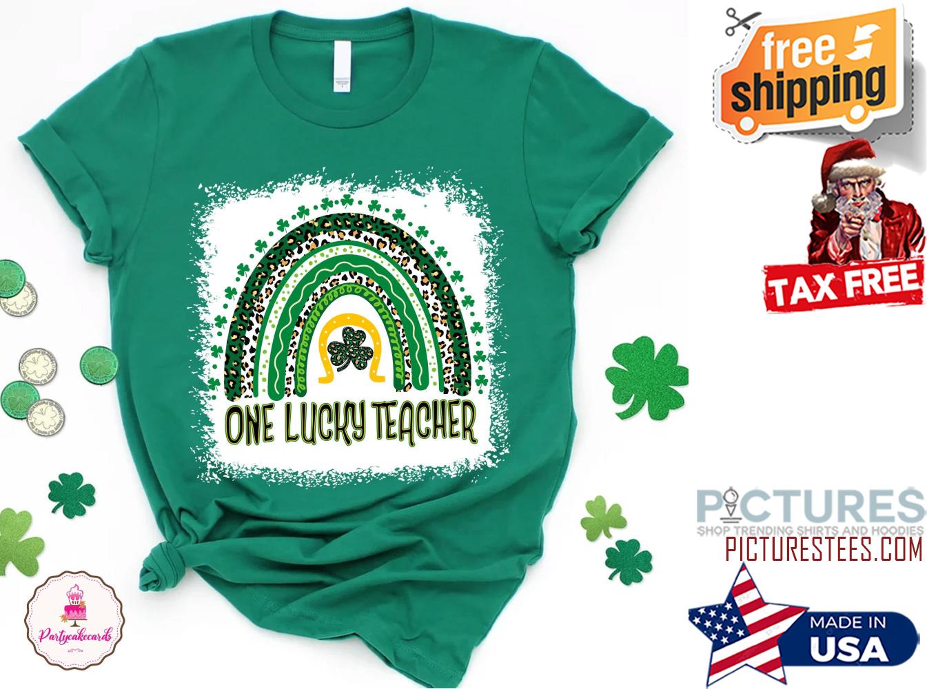 St Patrick’s Day Teacher Green Shamrock Shirt