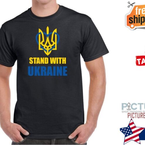 Stand With Ukraine Love Ukraine Support Ukraine T-Shirt