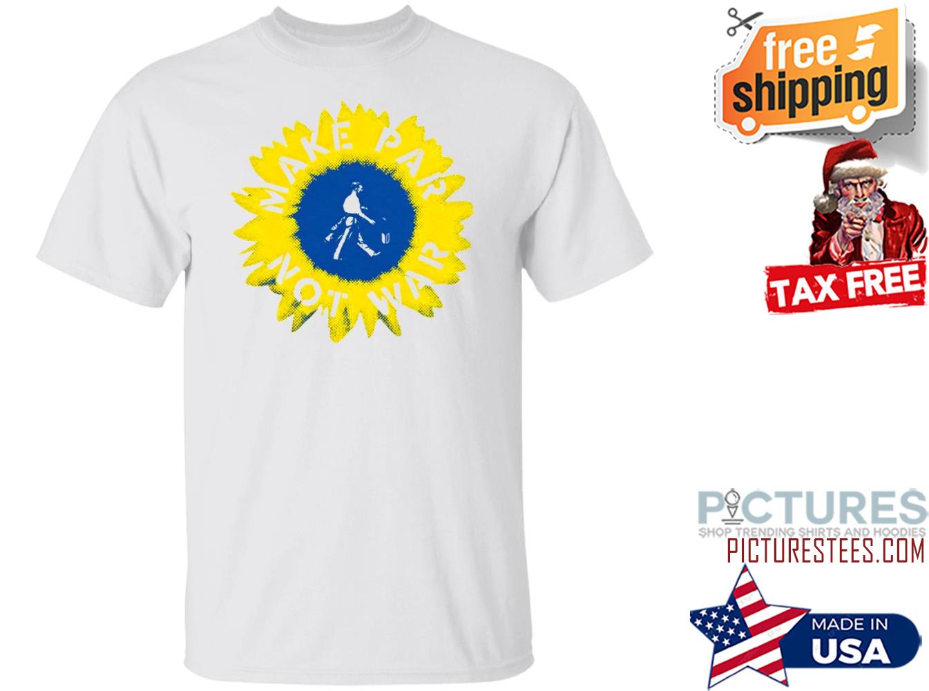 Sunflower Of Peace Charity Make Par Not War Shirt