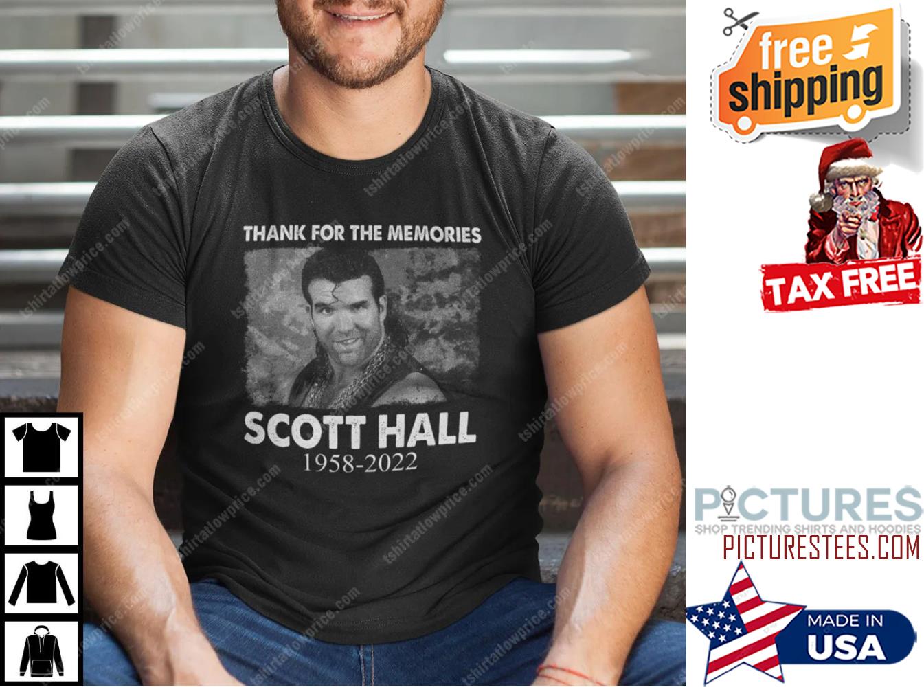 Thanks For The Memories Scott Hall 1958-2022 Shirt