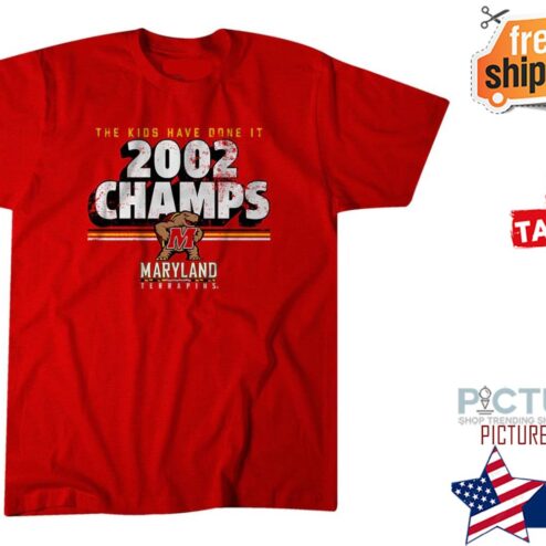 The kids have done it 2002 champs Maryland tennapins shirt