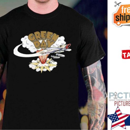 The Plane Boom Green Day shirt
