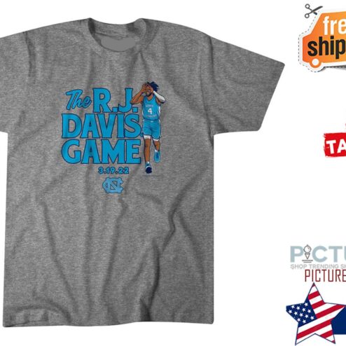 The R.J. Davis Game 3-19-22 UNC Basketball NCAA shirt