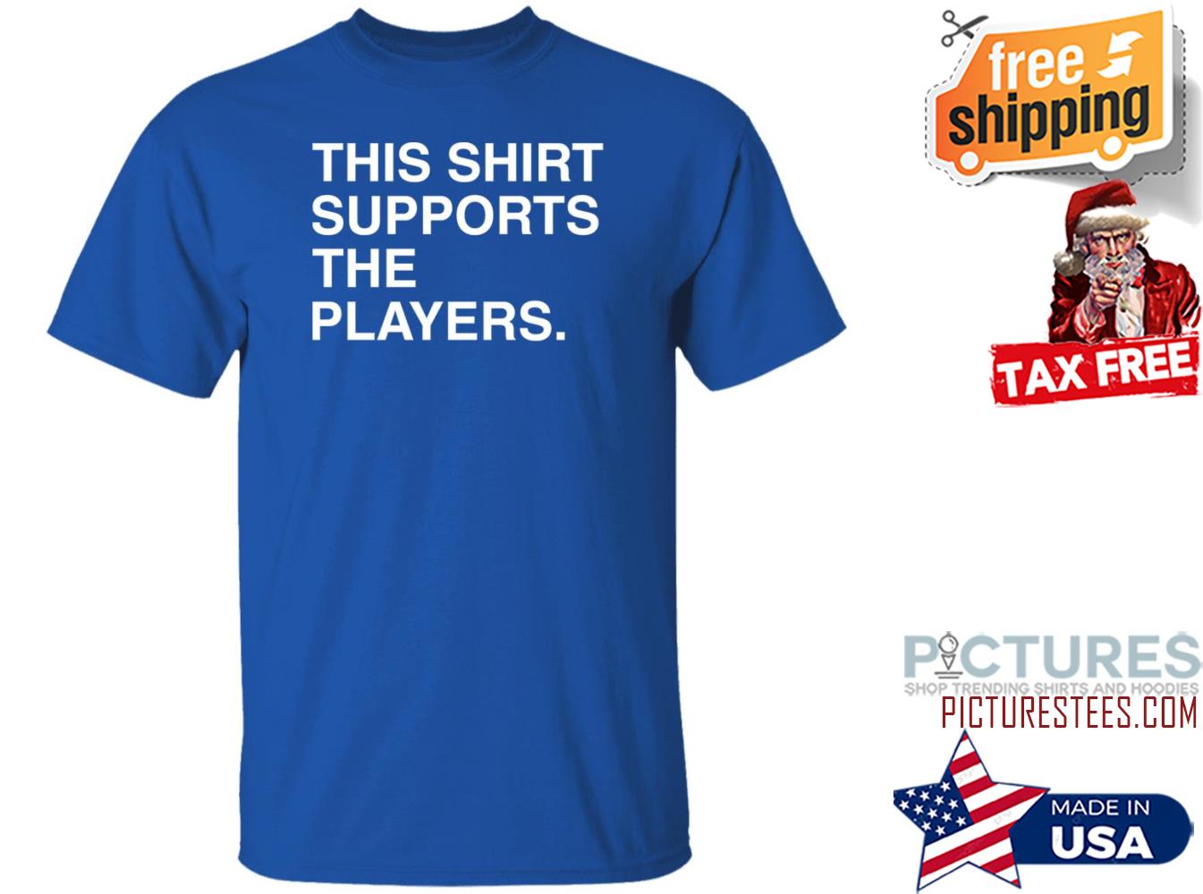 This Shirt Supports The Players Shirt