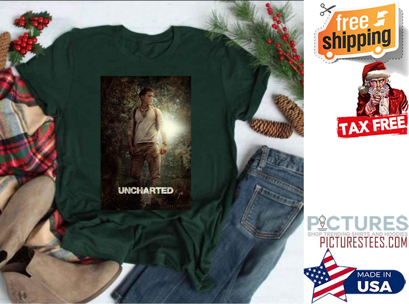 Tom Holland Uncharted Movie shirt Tom Holland Uncharted Movie shirt