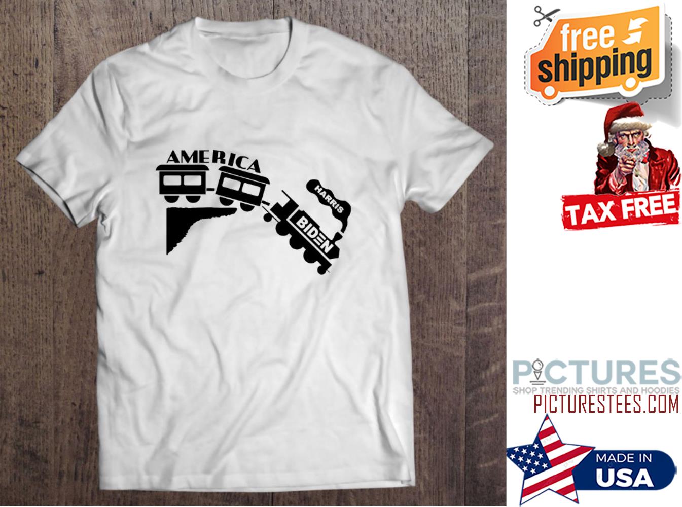 Train American Harris Biden shirt