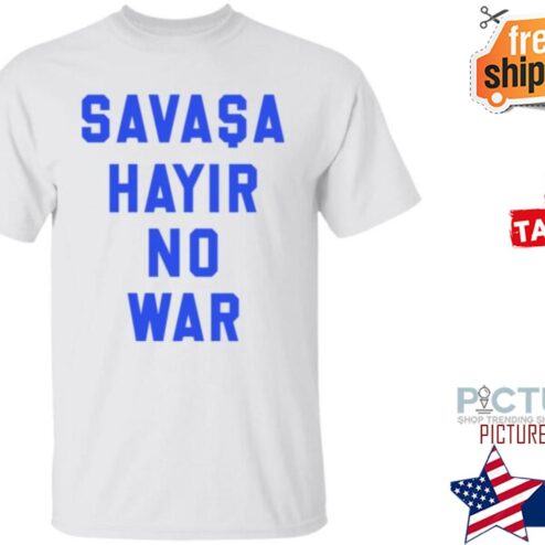 Turkish Footballer Aykut Demir Savasa Hayir No To War Ukraine shirt