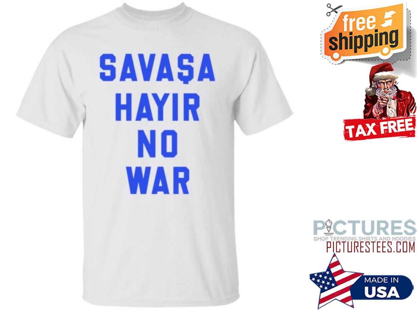 Turkish Footballer Aykut Demir Savasa Hayir No To War Ukraine shirt