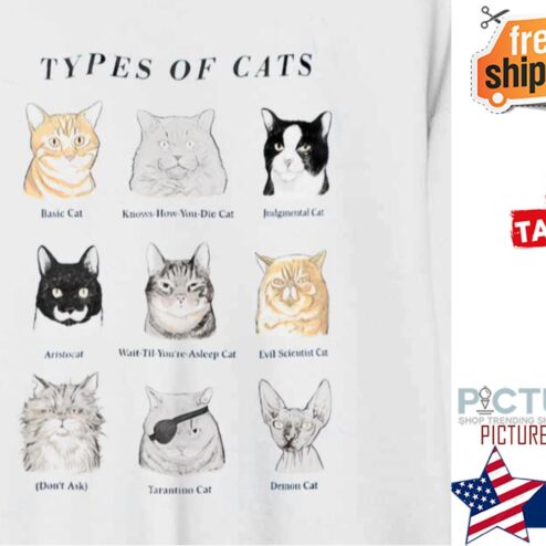 Types Of Cats Funny shirt