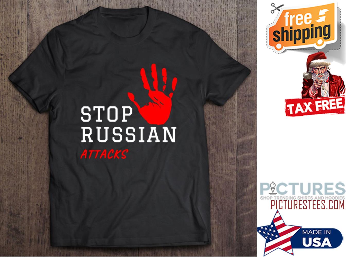 Ukraine Flag Fuck Putin Vladimir Stop Russian Attacks shirt