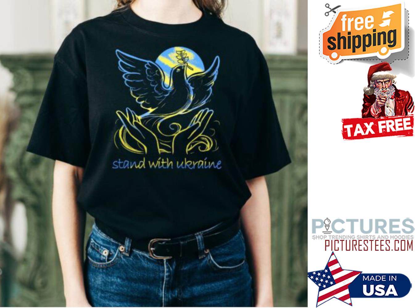 Ukraine Freedom And Peace Dove Shirt