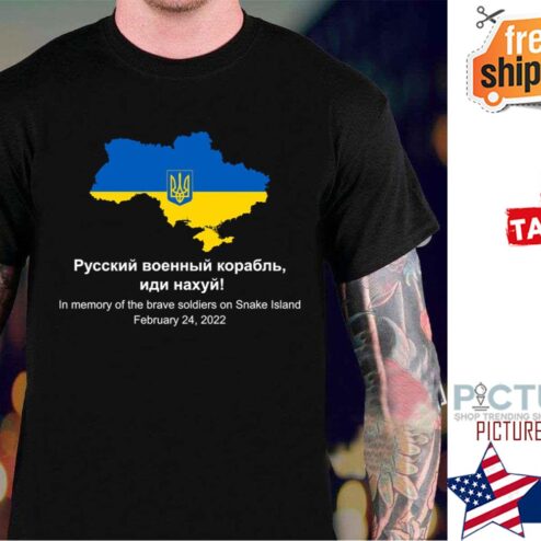 Ukraine Snake Island Russian Warship Go Fuck Yourself shirt