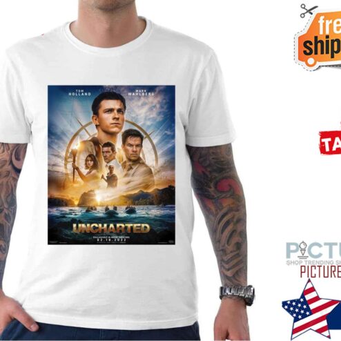Uncharted Tom Holland As Nathan Drake shirt