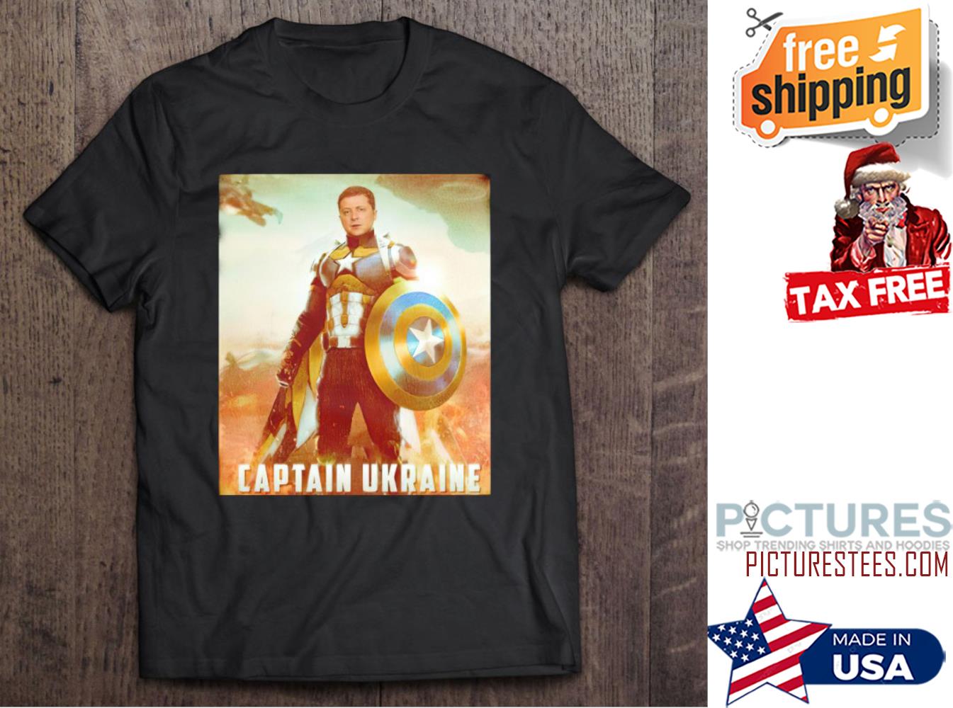 Volodymyr Zelensky Captain Ukraine shirt