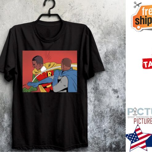 Will Smith hits Chris Rock Super Heroes Version shirt