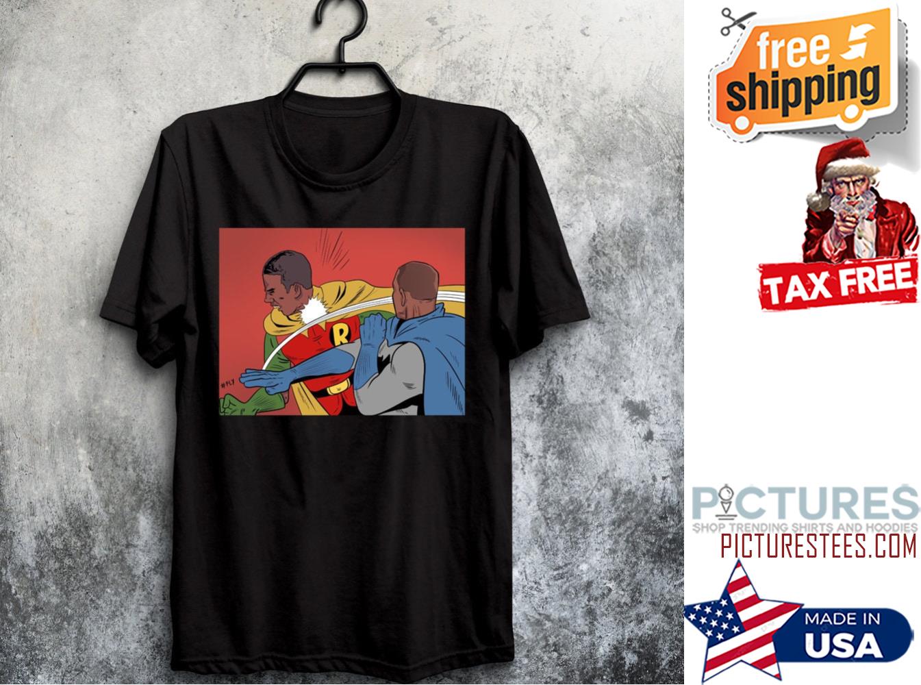 Will Smith hits Chris Rock Super Heroes Version shirt