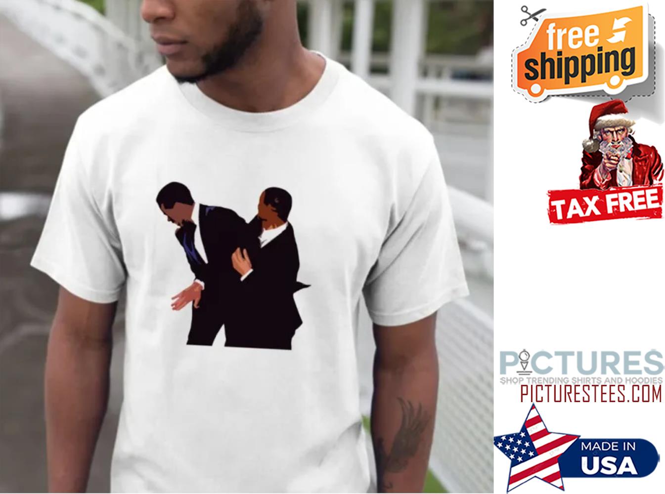 Will Smith slaps Chris Rock Oscar 2022 shirt
