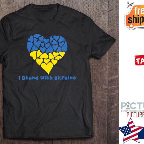 Womens I Stand With Ukraine Shirt