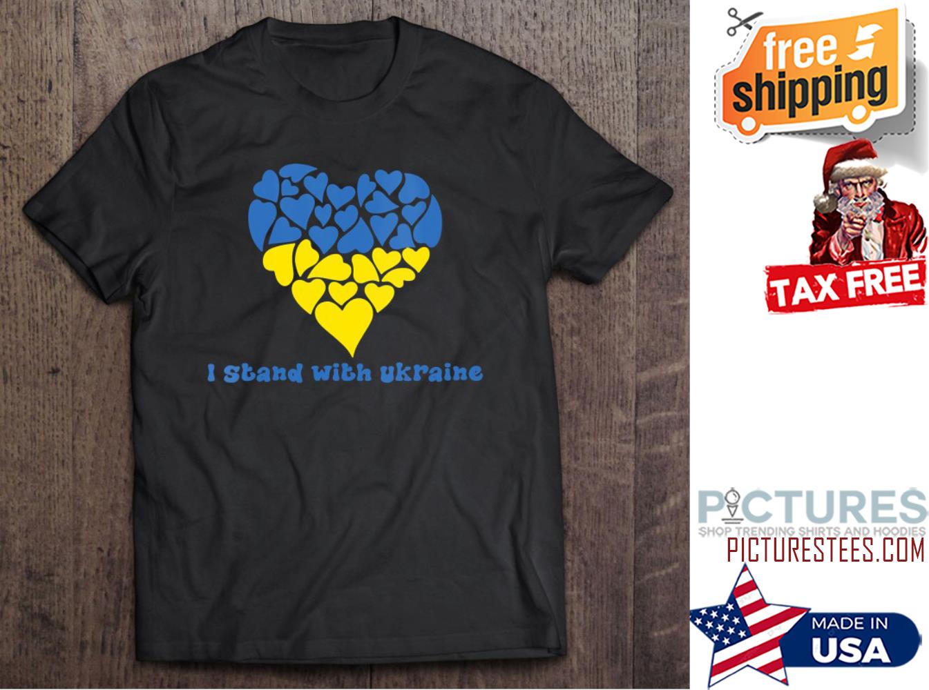 Womens I Stand With Ukraine Shirt