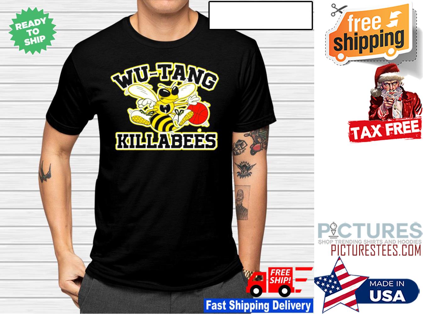 Wu-tang bee killabees basketball shirt
