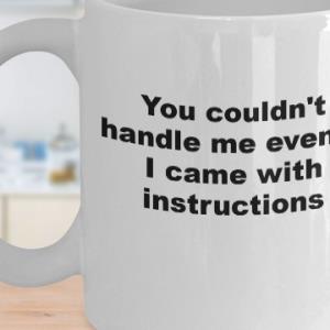 You couldn't handle me even if I came with instructions mug unisex, hoodie, sweatshirt You couldn't handle me even if I came with instructions mug unisex, hoodie, sweatshirt