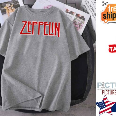 Zeppelin White Red shirt
