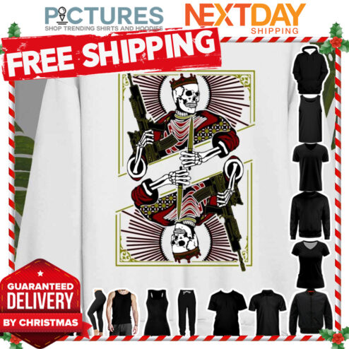 Hoofing Skeletons Card Style shirt