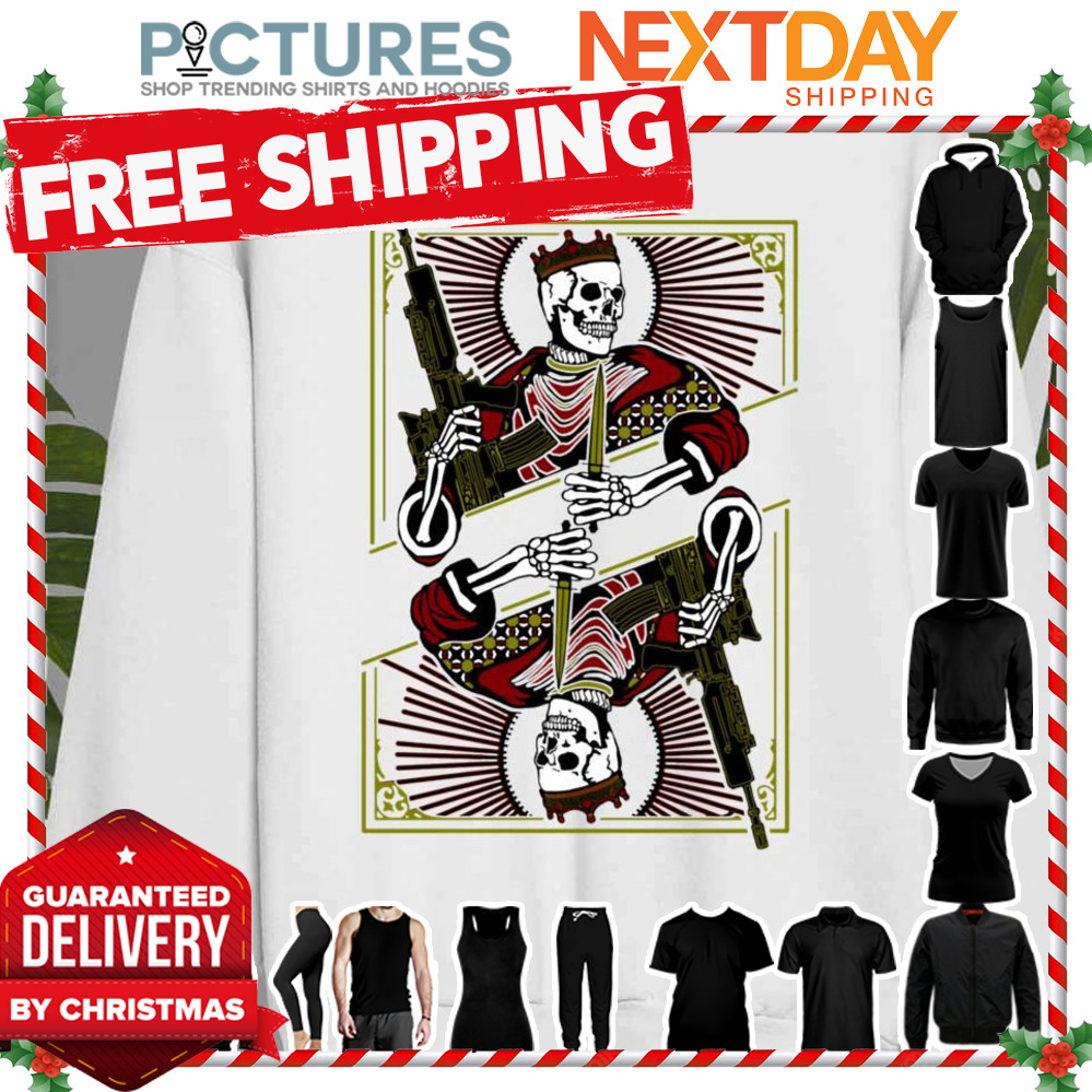 Hoofing Skeletons Card Style shirt