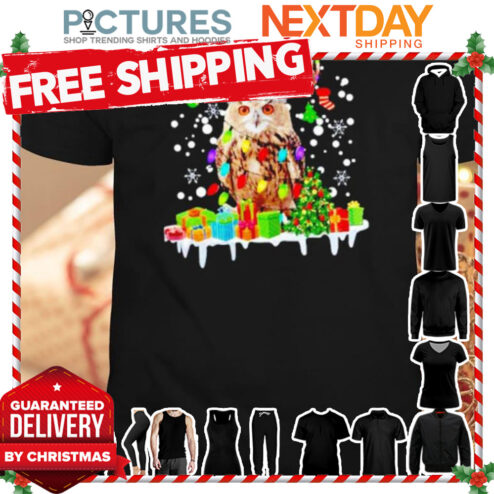 Owl Snowlakes Christmas shirt