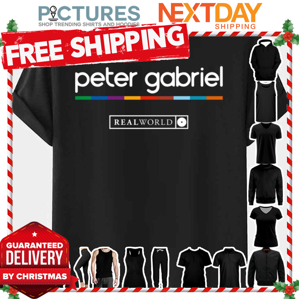Real World Peter Gabriel Pop shirt