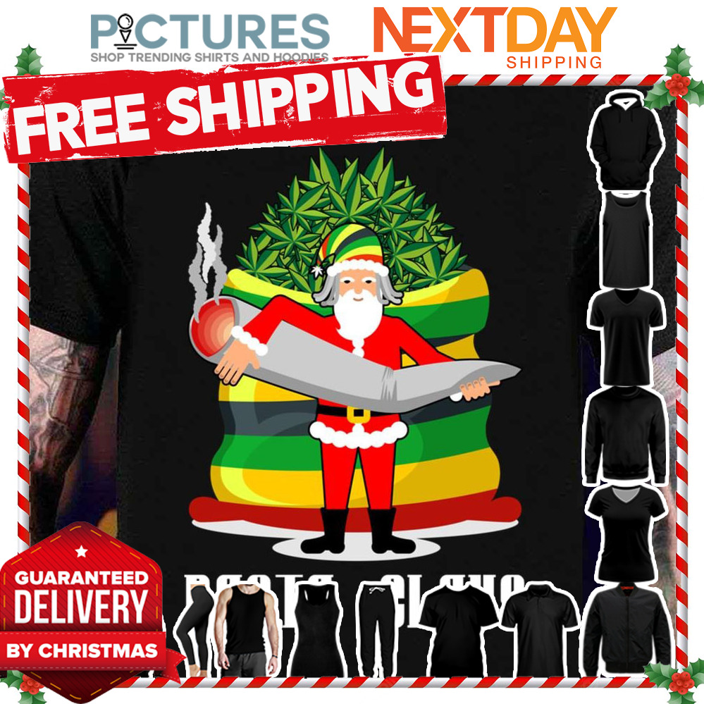 Rasta Claus Santa Funny Christmas Weed shirt