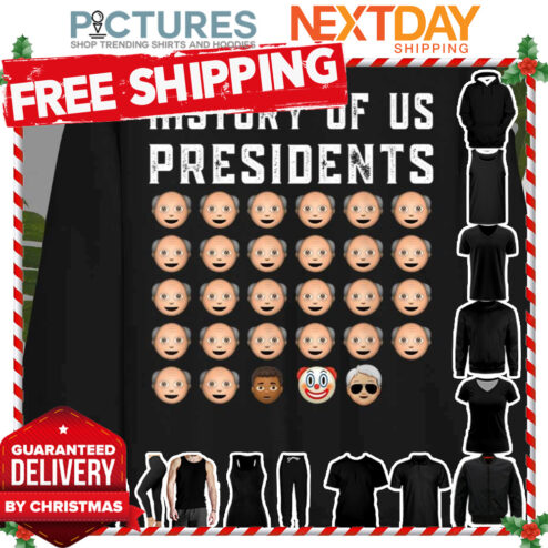 History Of Us Presidents Emoji shirt