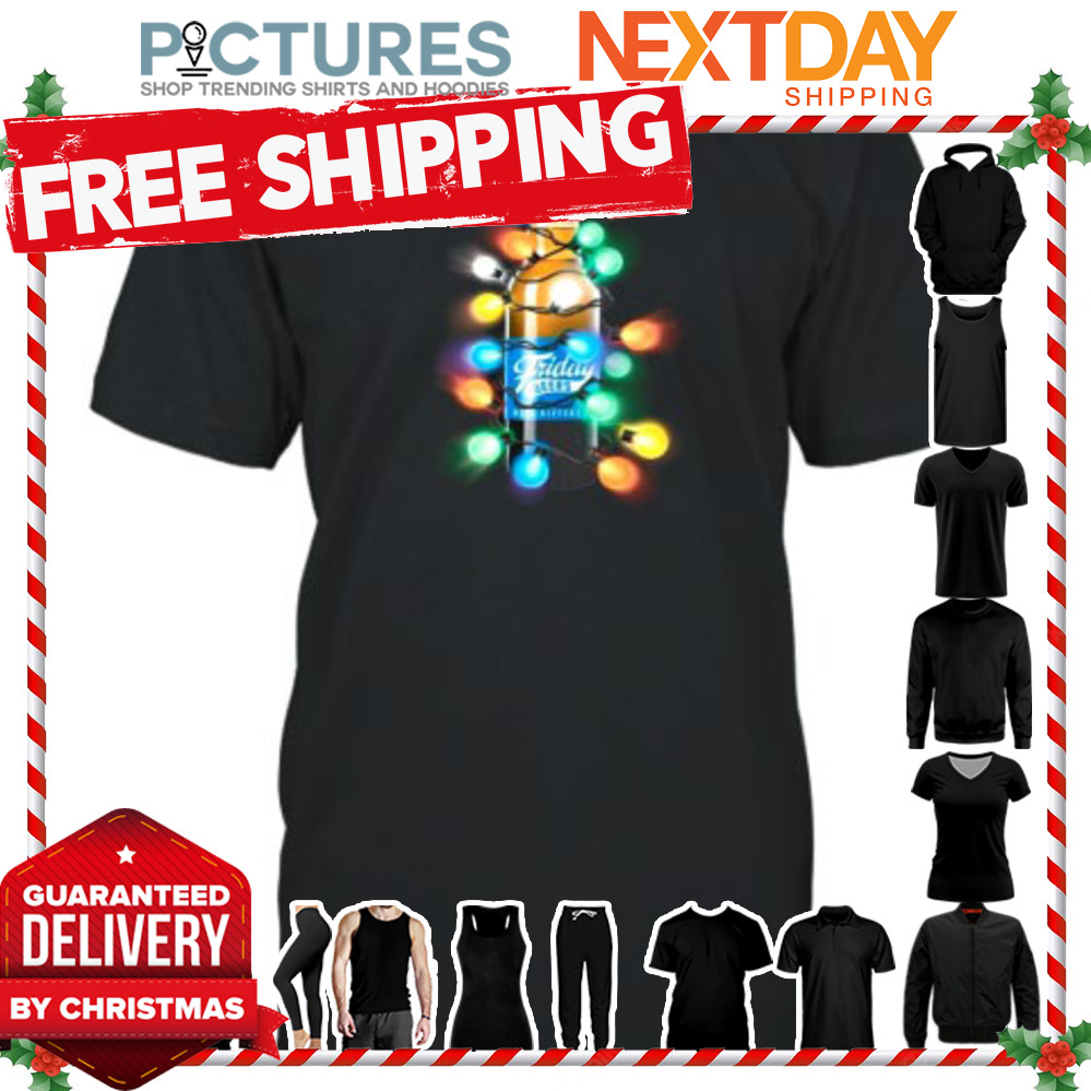 Friday Beers 2022 Merry Christmas Bottle shirt