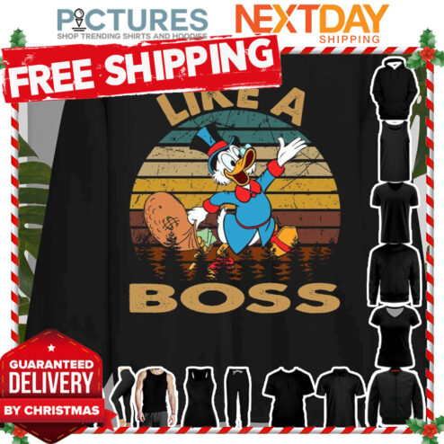 Like A Boss Duck Disney Donald Ducktales Vintage shirt