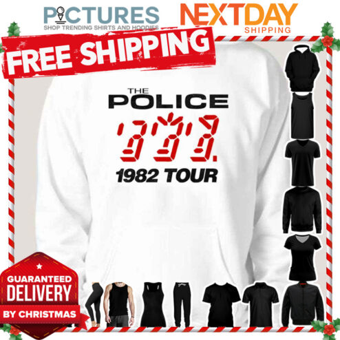 Design Of The Police 1982 Tour Ghost in the Machine shirt