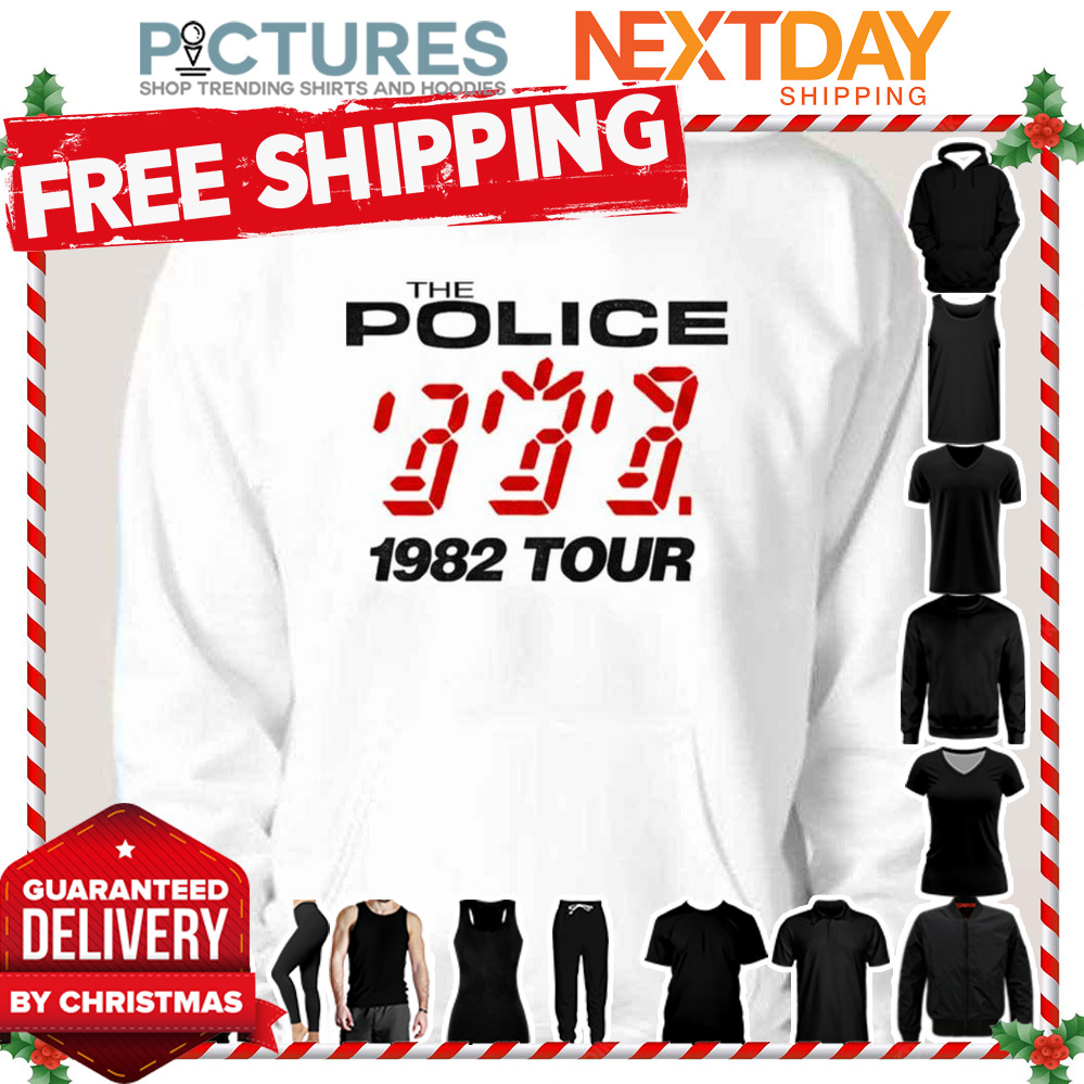 Design Of The Police 1982 Tour Ghost in the Machine shirt