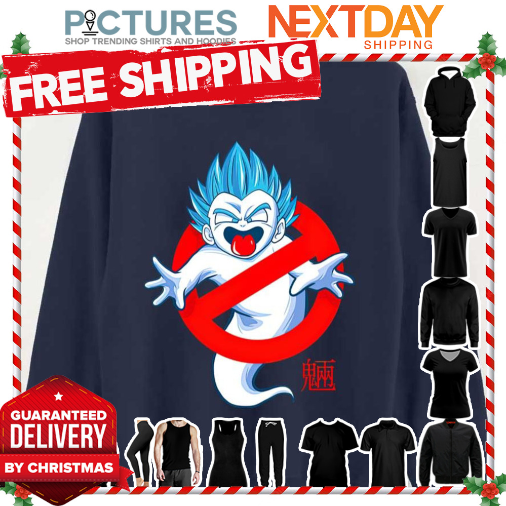Dragonball Z No Ghost Inside Dbz X Ghostbusters shirt