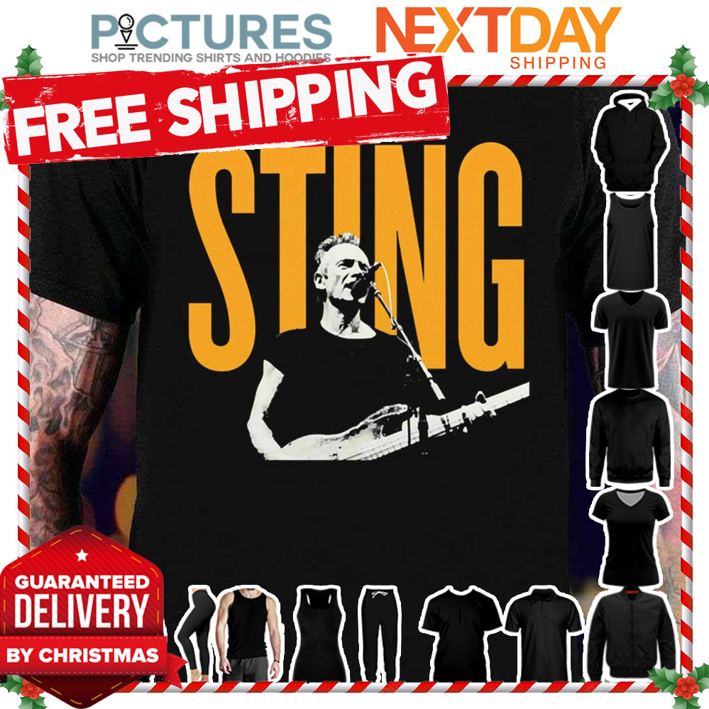 English Musician Sting Gordon Matthew shirt