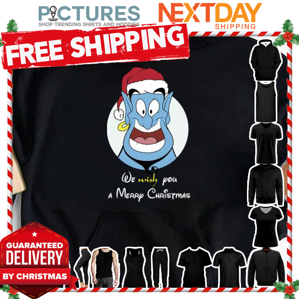 Genie Xmas Disney Aladdin Christmas shirt