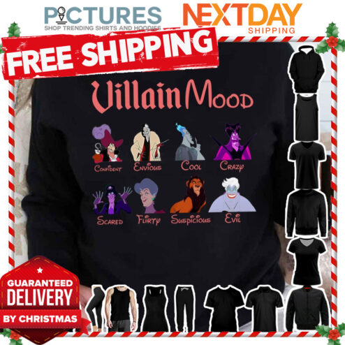 Villain Mood Cruella Disney Villain shirt