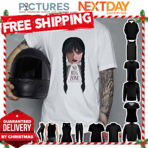 Wednesday Addams No hug zone shirt