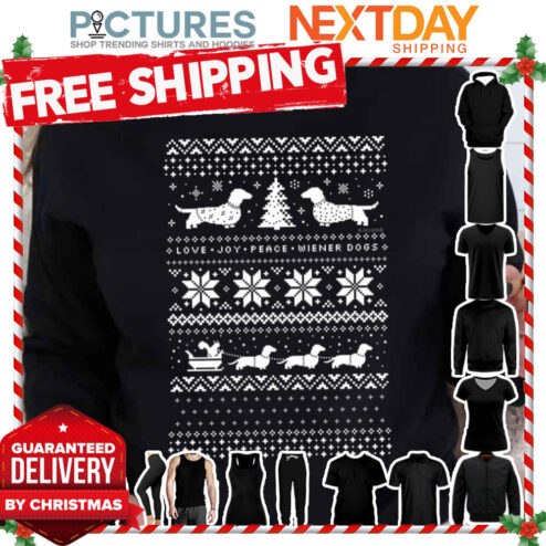 Dachshunds Christmas Ugly Xmas Pattern shirt