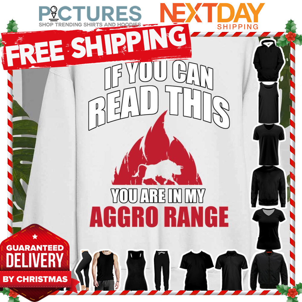 If You Can Read This You Are In My Aggro Range Grand Theft Auto GTA shirt