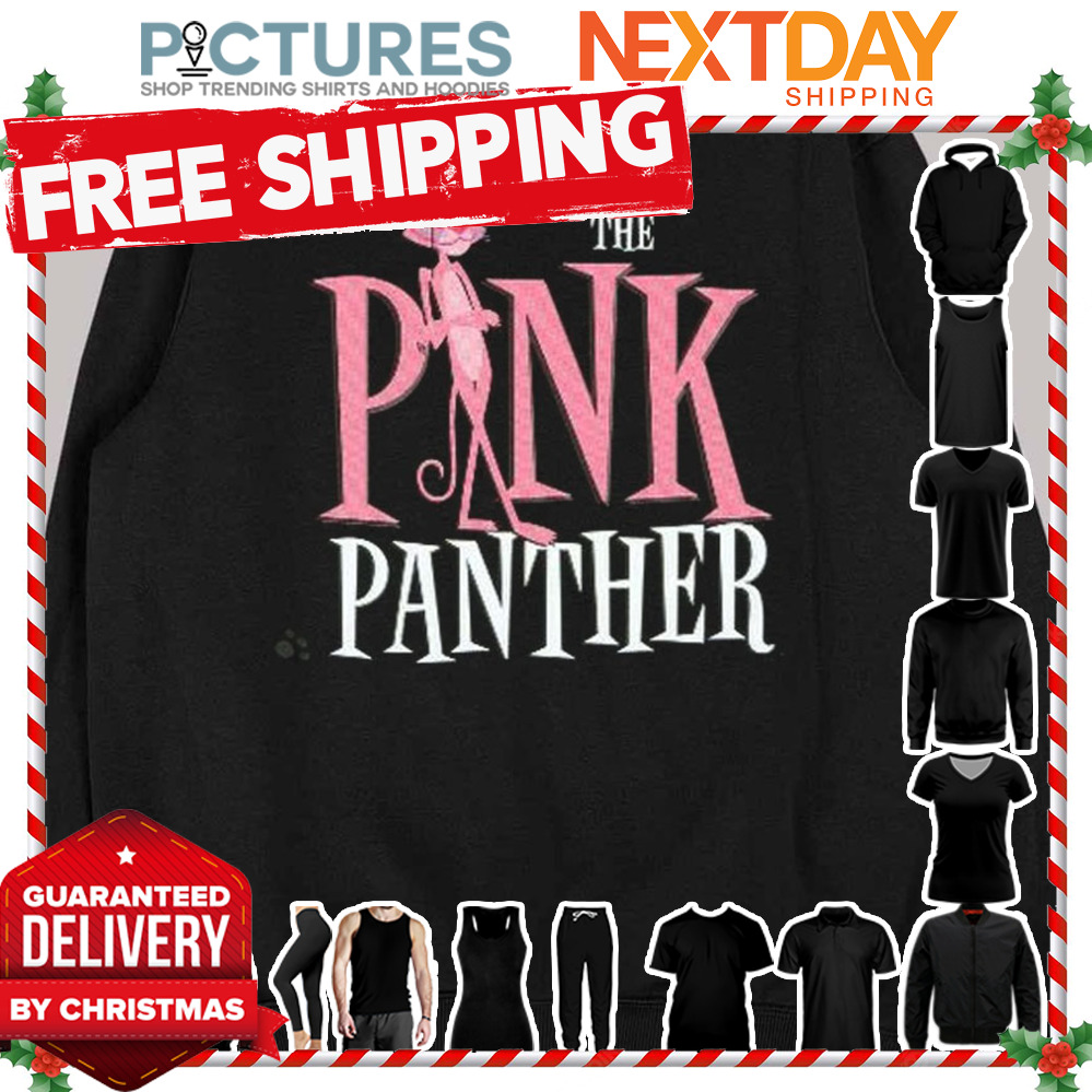 Logo Design Pink Panther Retro Cartoon shirt
