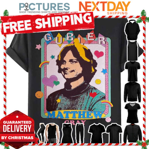Matthew Gray Gubler 80s Portrait shirt