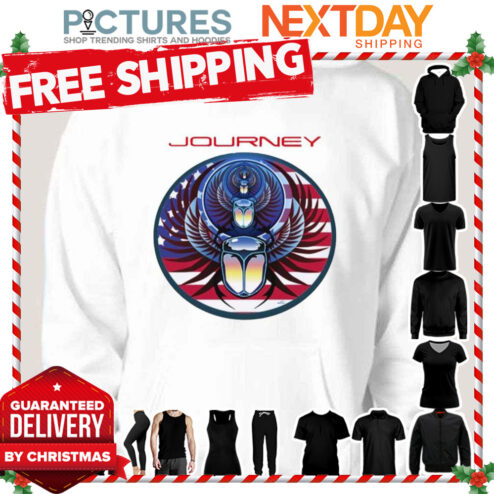 USA Flag Journey The Band Logo shirt